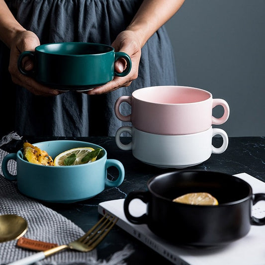 Round Baking Soup Bowl